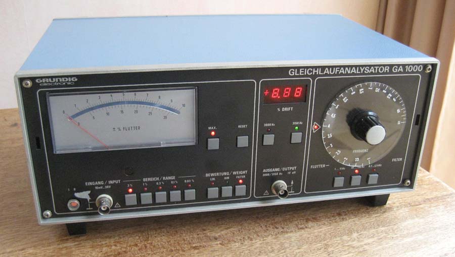 Gleichlaufanalysator GA 1000