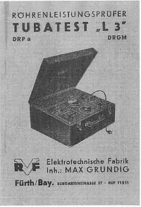 L3 erstes Messgerät von Max Grundig nach dem Krieg