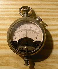 Voltmeter -3 bis+3 Volt, 300milliamp.